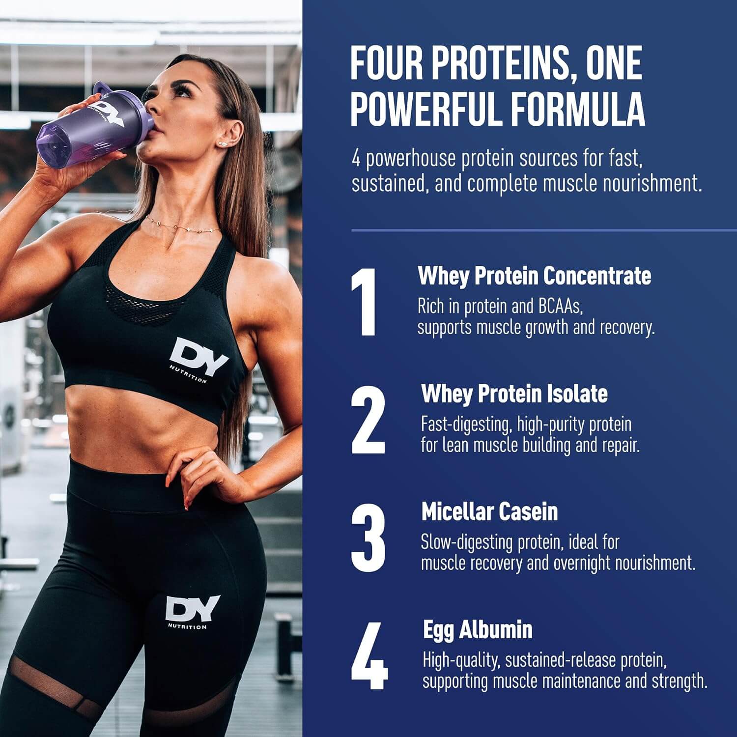 DY Nutrition TEMPRO WHEY COMPLEX 2270g (Classic Chocolate Ice Cream) 5