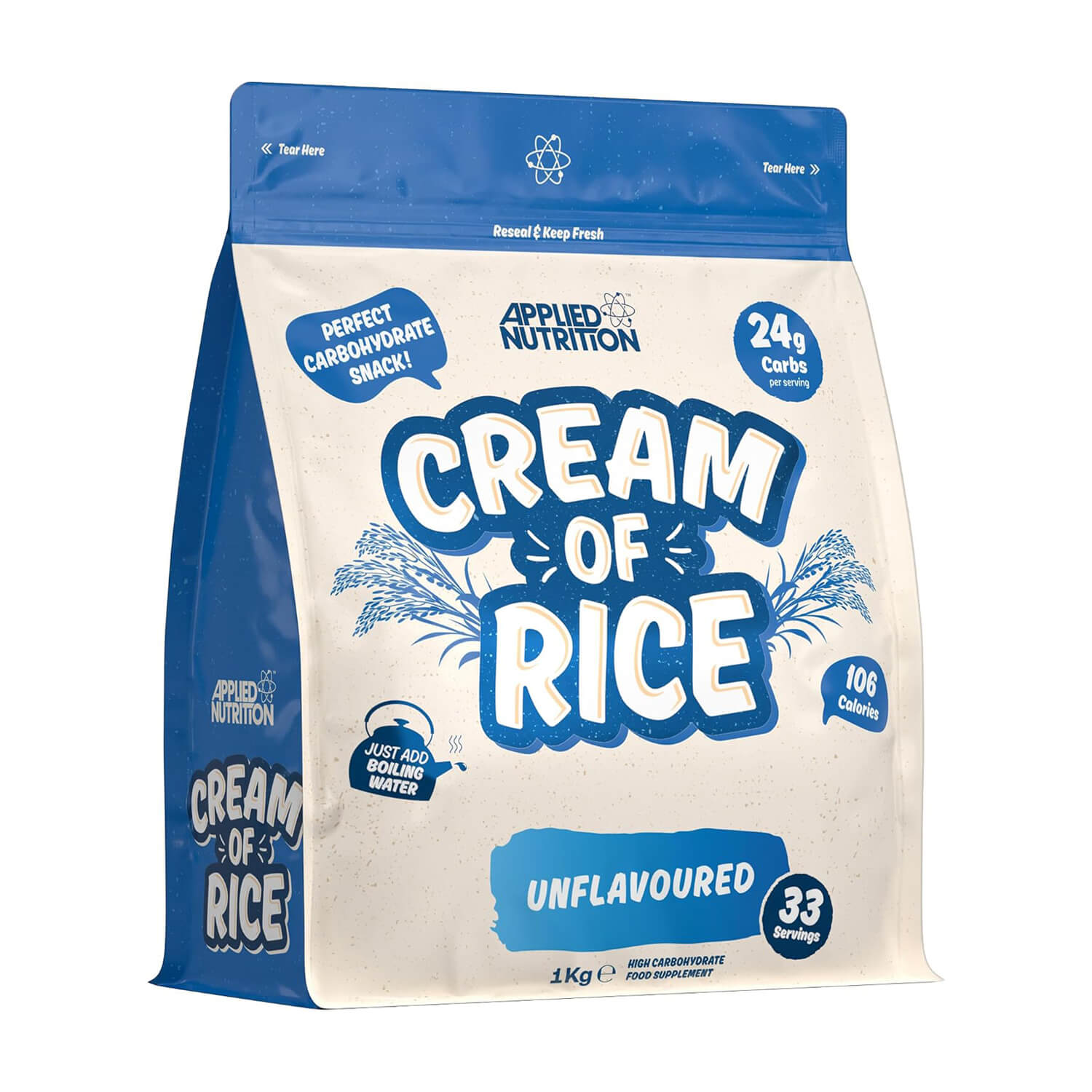 Applied Nutrition CREAM OF RICE 1 Kg (Unflavoured) 1 Applied Nutrition CREAM OF RICE 1 Kg (Unflavoured) - Image 1