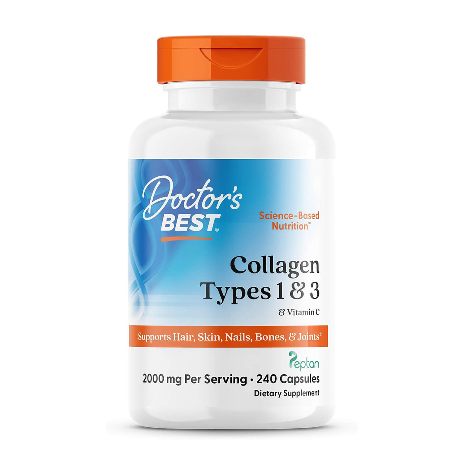 Doctor’s BEST® Collagen Types 1 & 3 (240 Caps) 1 Doctor’s BEST® Collagen Types 1 & 3 (240 Caps) - Image 1