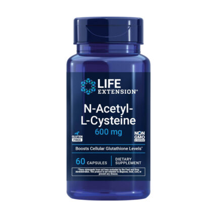 LIFE EXTENSION® N-Acetyl-L-Cysteine 600 mg (60 Caps)